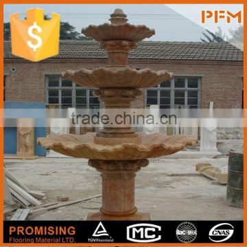 Garden Decoration of hand carved large marble vase fountain
