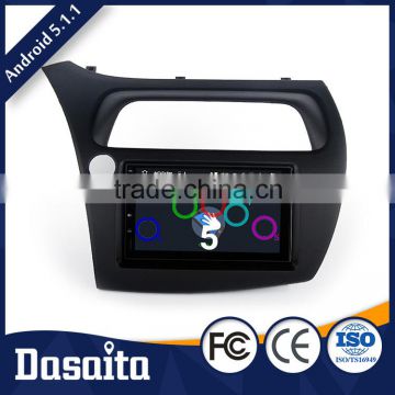 Cheap 7 Inch High quality double din OBD2 car gps dvd player for Honda Civic Hatchback