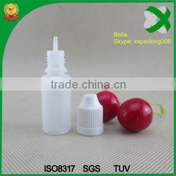 trade assurance supplier child safety cap 10 ml ldpe plastic bottle for ejuice oil