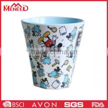 Printed melamine children use food safety cartoon cup