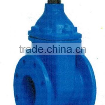 DIN 3352-F4 Non rising stem resilient soft seated gate valve