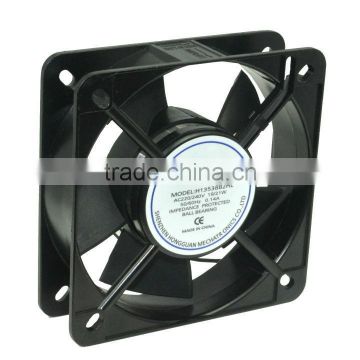 ISO9001 SAA CCC CE approved 135x135x38mm 13538 axial ac mini cooling fan factory