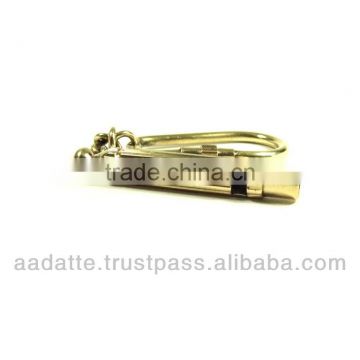 Brass Keychain Nautical Scout Brass Whistle Marine Key Chain