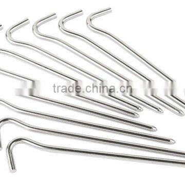 Galvanized steel Tent Stakes