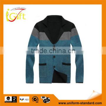 2014 hot sell wholesale high quality long sleeve comfortable men cardigan with button