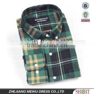 new design flannel casual shirt for men in yiwu