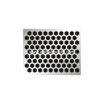 Beat Price Hexagonal Hole Aluminum Perforated Metal For Speaker Grille