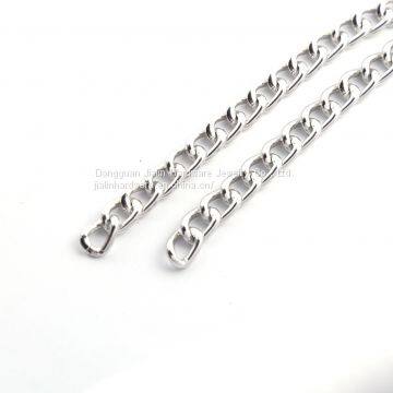 Aluminum curb chain link in bulk for necklace jewelry accessories DIY making