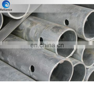 With PVS caps hot dipped galvanized erw/welded steel pipe