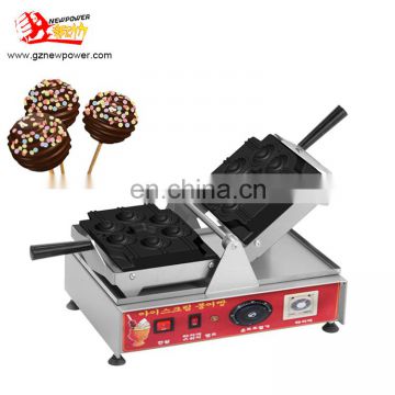 China bakery equipments lollipop waffles on stick/lollipop waffle makers/waffle iron