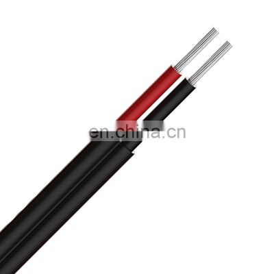TUV Approved XLPE XLZHFR dc cabel solar wire Insulated 4mm 6mm dc pv 2x 4.0mm2 solar cable for 50a
