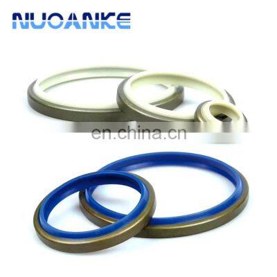 High Temperature Hydraulic Metal PU / NBR Seal Ring DKB DKBI Dust Wiper Seal Excavator Dust Seal For Bucket