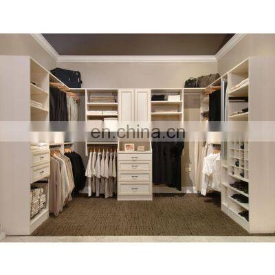 Luxury Modern Mirrored Wardrobe Sliding Door Walk In Closet For Bedroom Furniture Set