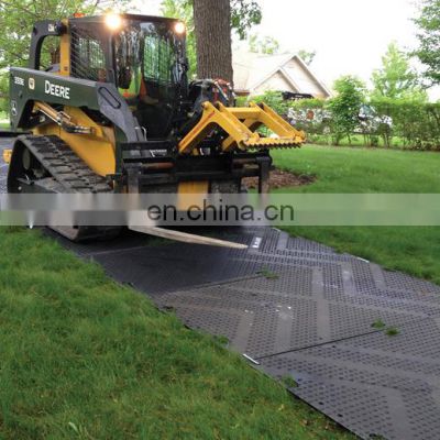 Temporary hdpe plastic liberty ground protection mats