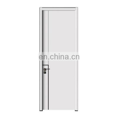 White Primer Wood Veneer PVC Melamine WPC wood Doors Internal