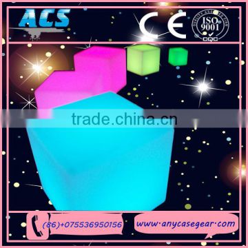 ACS RGB Color Changing LED Cube Stool