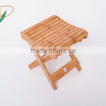 China portable and folding bamboo small stool