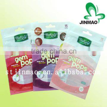 Food grade plastic bag sugar zipper bags
