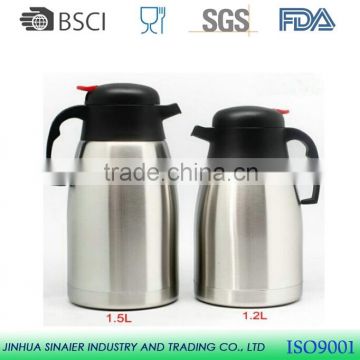 LFGB/EU double wall stainless steel vacuum coffee pot china price