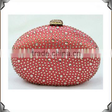 2013 lady peach crystal clutch factory wholesale