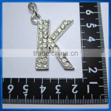 promotion letter key chain,alphabet key chain