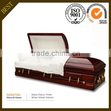 SENATOR BATESVILLE funeral supplies wood coffin American wood casket