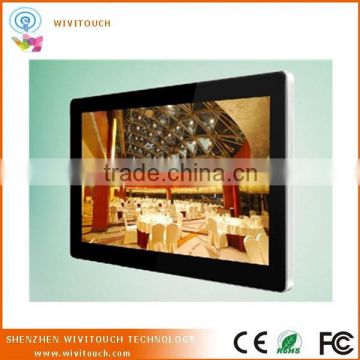 LED Commercial Advertising Screen, Mall Advertising Wall Mounted Touch Screen Kiosk