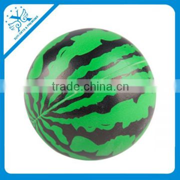 pu full printing balls promotioal cheap watermelon stress ball