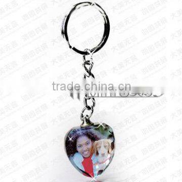 SK-02 sublimation crystal keychain gift