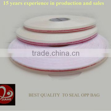 Polypropylene bag close tape , finger lift nastro , best quality lowest price in China , recloseable