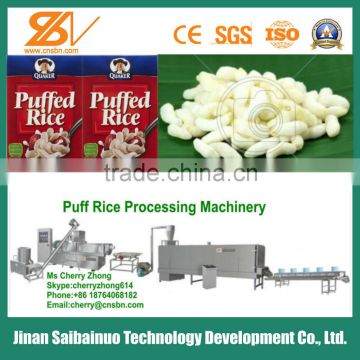 Industrial puff rice extruder equipment plant line