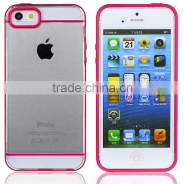Factory direct ultrathin clear crystal case for iPhone 5G 5S
