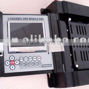 4-CH HDD 3.5"LCD realtime D1 resolution moveable DVR