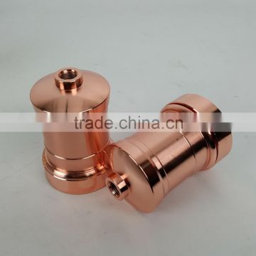 Rose Copper Finished E27 Aluminum Socket For Haning Lamp