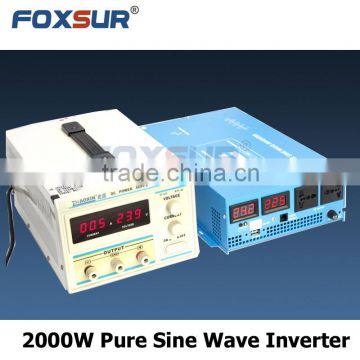 Hot Sale Battery Voltage Digital display Pure Sine Wave Inverter 48V DC to 110V AC, DC to AC High frequency 2000W
