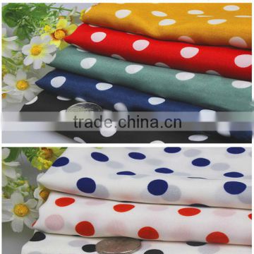 Fashinal dot printed chiffon fabric/polyester chiffon fabric