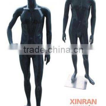 Headless glossy male mannequins