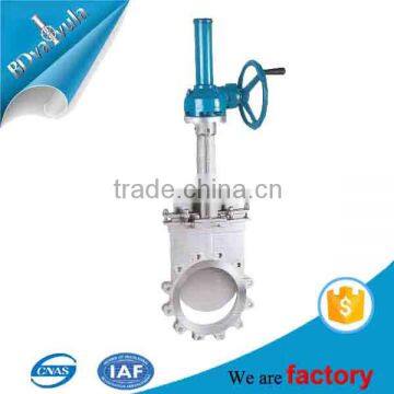 Industrial slurry size knife gate valve professinal for pulp mud online website