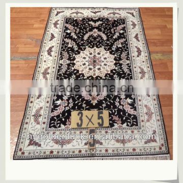 3x5ft Chinese Spun Silk Persian Handmade Carpets Factory