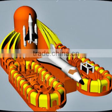 new design inflatable obstacle course for kids/inflatable tunnel game