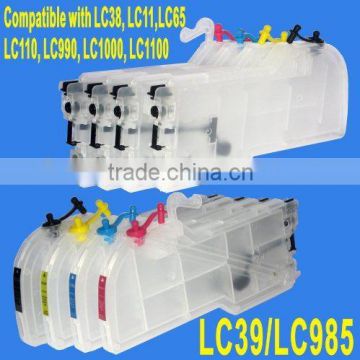 CISS/compatible/refillable ink cartridge for Brother LC39 LC60 LC975 LC985 (DCP-J125/J315W/J515W,MFC-J220/J265W/J410/J415W)