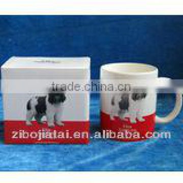 11oz Stoneware Coffee Mug with Dog Decal