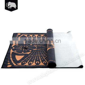 Lightweight 100% recycled Full Printed Anti-slip Eco polyester yoga towel
