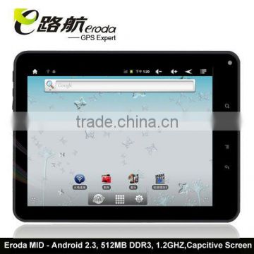 Best! 8" MID,1.2GHz /Android2.3/Flash10.2/ 300million camera/5-point Multi-Touch Capactive Screen!