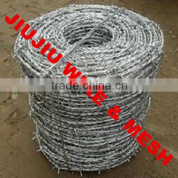 Anping Jiujiu Galvanized Barbed wire coil hot sale