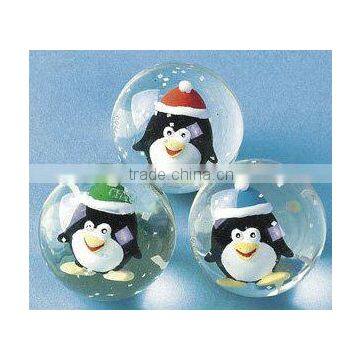 Rubber Bouncing Ball With Penguin inside