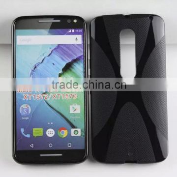 2015 Original X Type Matte Soft TPU Cover back cover for motorola x style china price