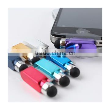 Free shipping Dock Dust Cap Stylus Touch Pen for iPod touch 4 iphone 4 4s ipad