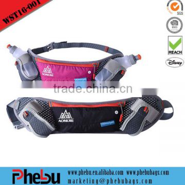 Unisex Outdoor Nylon Waterproof Multifunctional Gym Sport Jogging Running Waist Bag(WST16-001)
