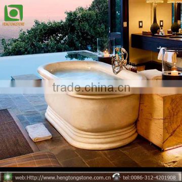 Hebei White Marble Stone Bathtub For Sale